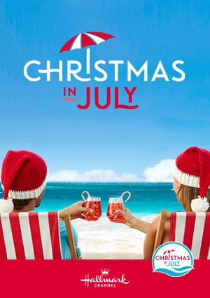 Christmas in July will kick off on the Hallmark Channel Saturday, July 1st
