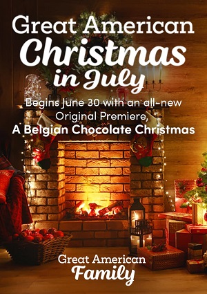 Great American Christmas in July begins June 30th on the Great American Family